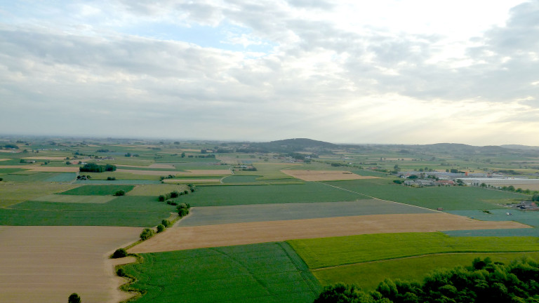 Landschapsfoto vallei Bollaertbeek - Westhoek