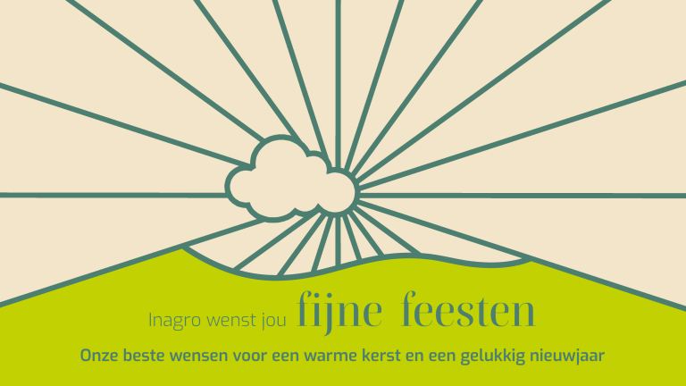 Wenskaart fijne feesten Inagro 2025