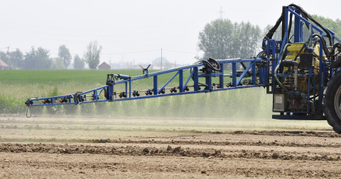 spuitboom toepassing gewasbeschermingsmiddelen