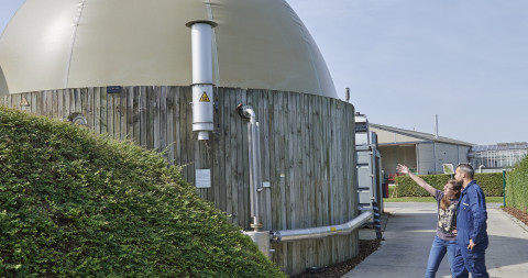 biogas installatie 