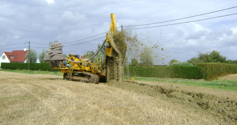 drainmachine voor dieptedrainage
