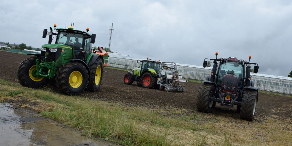 Tractoren aan de slag tijdens GPS workshop