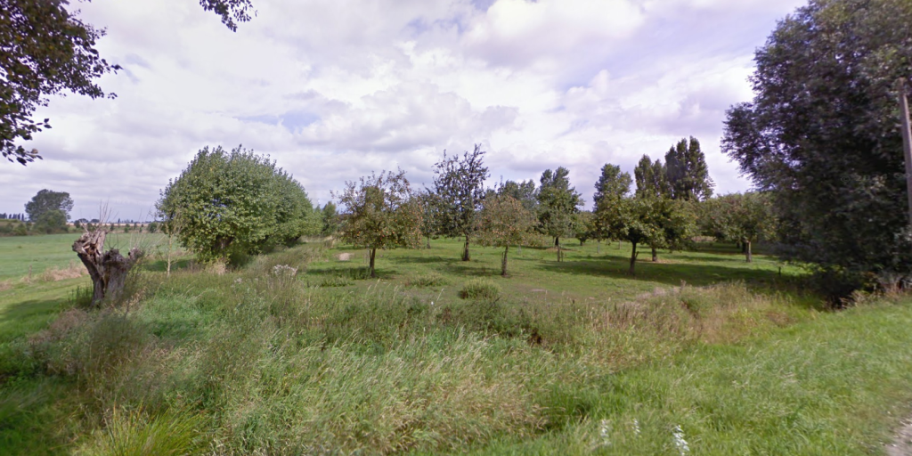 Hoogstamboomgaard op provinciedomein De Baliekouter in Wakken
