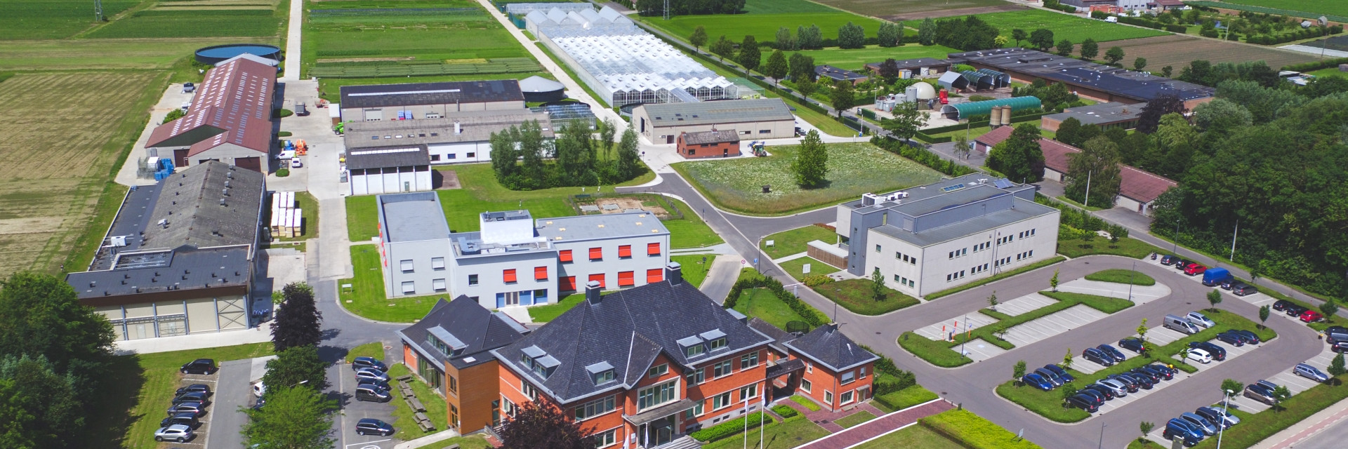 luchtfoto campus Inagro