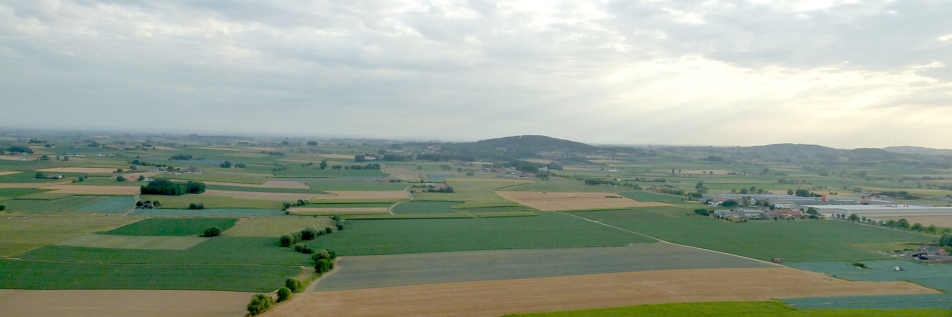 Landschapsfoto vallei Bollaertbeek - Westhoek