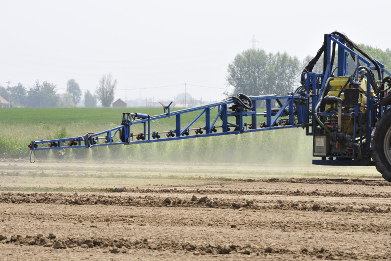 spuitboom toepassing gewasbeschermingsmiddelen