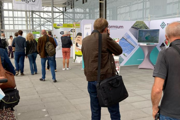 Expozone in Agrotopia met bezoekers