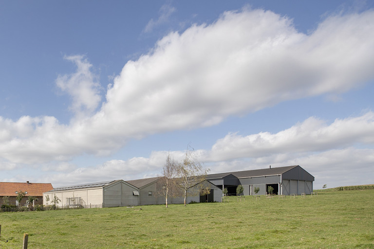 Voorbeeld dakhelling agrarische architectuur