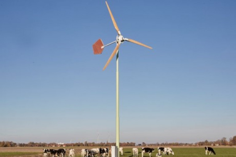 windturbine veeteeltbedrijf