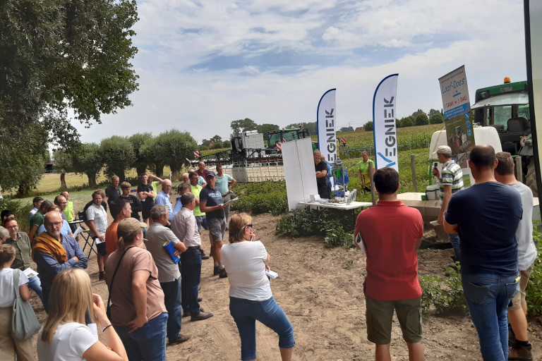 Demonamiddag mechanisch loofdoden in aardappelen