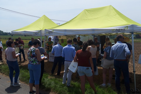 Proefveldbezoek aanwezigen 16/06