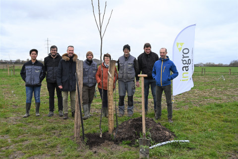 Agroforestry groepsfoto aanplant