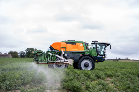 Bespuiting op het veld