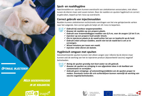 Protocol Boerenvreugde optimaal injecteren