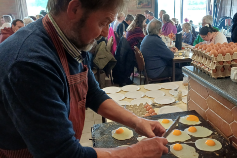 eitjes bakplaat kok