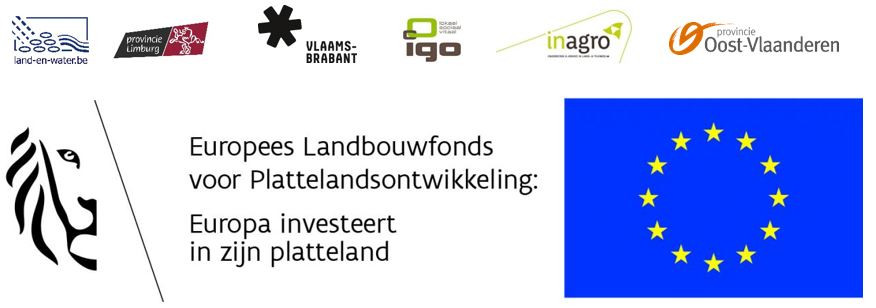 Deze actie kadert in het demonstratieproject “Samen erosie productief indammen”, met financiële steun van Europa via het “Europees Landbouwfonds voor Plattelandsontwikkeling: Europa investeert in zijn platteland" en in samenwerking met volgende partners.