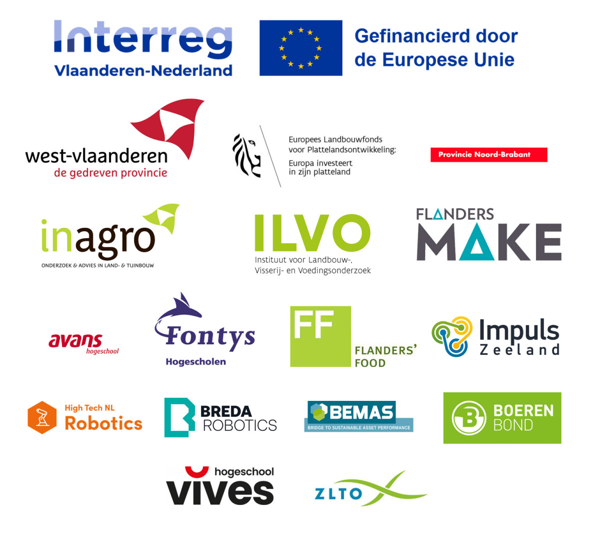 Partnerlogo's Interreg SFFP