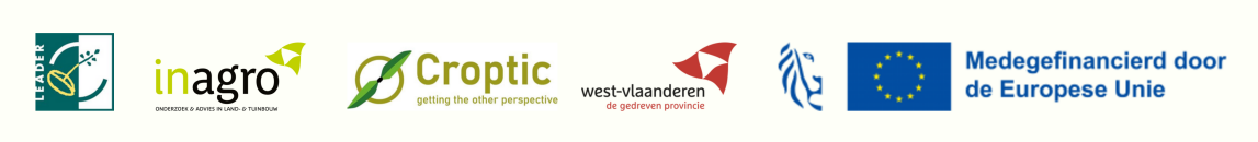 Banner project dropspot leader inagro croptic provincie west-vlaanderen europese unie