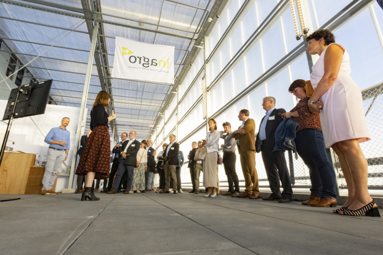 Bezoekers in expozone Agrotopia