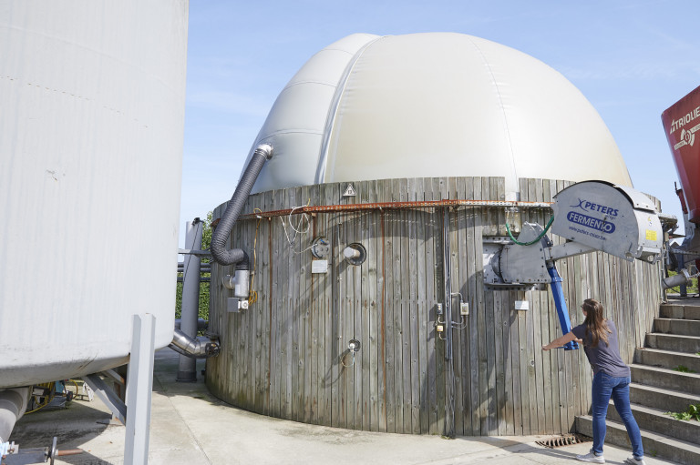 biogas installatie 