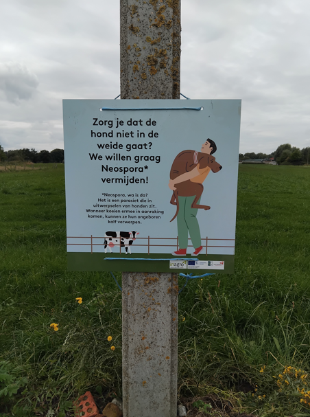 bord Neospora weide arbeid bioveiligheid